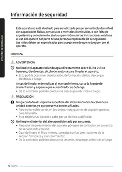 Información de seguridad
Información de seguridad 
10 Español
	
	 Este aparato no está diseñado para ser utilizado por person