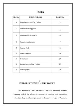 ATM Project Overview and Code | PDF | My Sql | Automated Teller Machine