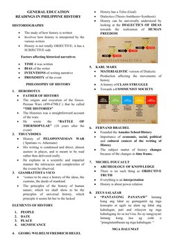 Readings in Philippine History Overview | PDF | Government | Philippines