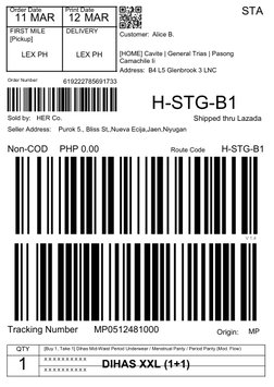 STA
Order Number:
[HOME] Cavite | General Trias | Pasong 
Camachile Ii
Address:
Alice B.
B4 L5 Glenbrook 3 LNC
61922278569173