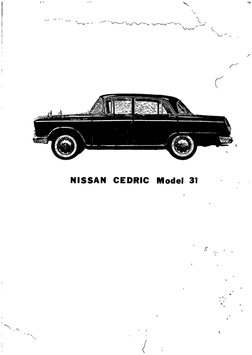 Nissan Cedric Model 31 Service Manual | PDF