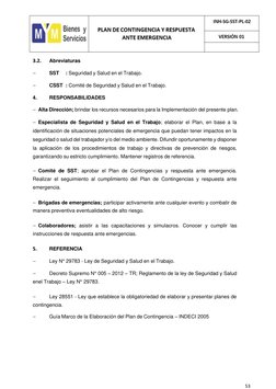 Plan de Contingencia y Respuesta 2023 | PDF | Primeros auxilios ...