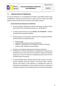 Plan de Contingencia y Respuesta 2023 | PDF | Primeros auxilios ...
