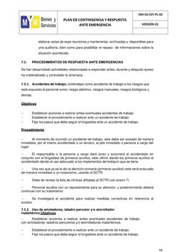 Plan de Contingencia y Respuesta 2023 | PDF | Primeros auxilios ...