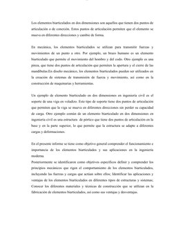 lOMoARcPSD|8244190
Los elementos biarticulados en dos dimensiones son aquellos que tienen dos puntos de
articulación o de con