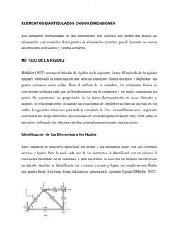 lOMoARcPSD|8244190
ELEMENTOS BIARTICULADOS EN DOS DIMENSIONES
Los elementos biarticulados en dos dimensiones son aquellos que