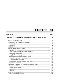 CONTENIDO 
 
PRÓLOGO .......................................................................................