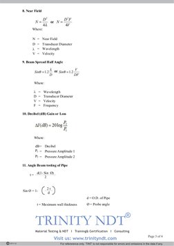 2011-12
Page 3 of 4
Visit us: www.trinityndt.com
®
TRINITY NDT
Material Testing & NDT  (http://www.trinityndt.com/testimonial