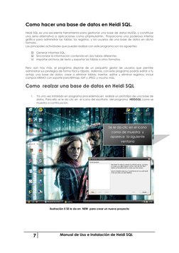 Manual de Instalación y Uso de HeidiSQL | PDF | Point and Click | Bases ...