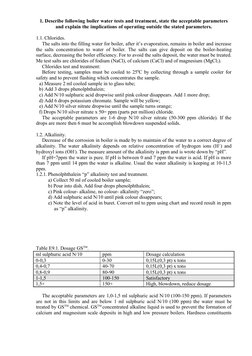 Boiler Water Testing and Treatment Guide | PDF | Chloride | Water
