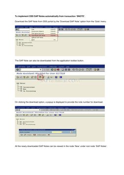 Checking and Implementing OSS Notes | PDF | Operating System | Menu ...