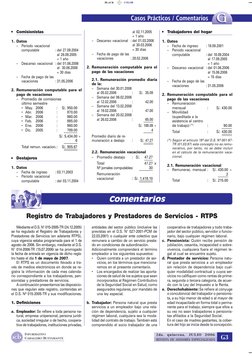 BLACK
COLOR
2da. quincena, JULIO 2006
REVISTA DE ASESORÍA ESPECIALIZADA
G3
INFORMATIVO
CABALLERO BUSTAMANTE
Casos Prácticos /