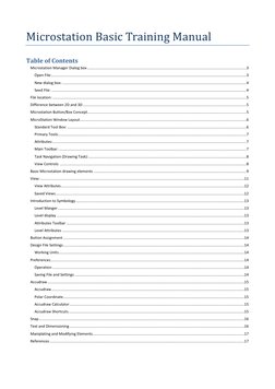 Microstation Basic Training Manual | PDF | Cartesian Coordinate System ...