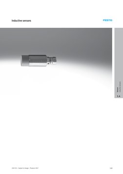 2007/03 – Subject to change – Products 2007
109
Inductive sensors
Sensors
Inductive sensors
1.4
