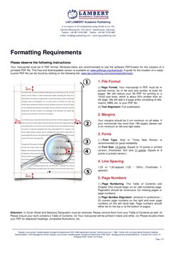 Formatting Guidelines for LAP Submissions | PDF | Manuscript | Portable ...