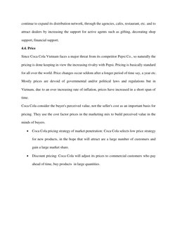 continue to expand its distribution network, through the agencies, cafes, restaurant, etc. and to 
attract dealers by increas