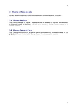 Execution Template - Change Management Process | PDF | Feasibility ...