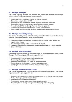 Execution Template - Change Management Process | PDF | Feasibility ...