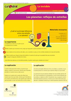 La explicación 
Cuando la bola pasa entre la llama y la persona que 
observa, muestra su cara oscura, mientras que el bombill