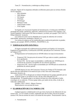 Tema 25 – Normalización y simbología en dibujo técnico
cada país. Alguno de los anagramas utilizados en diferentes países par