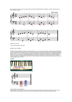 Esta es la primera vez que vas a tocar una música donde la mano derecha hará algo diferente que la izquierda. Comenzá en form