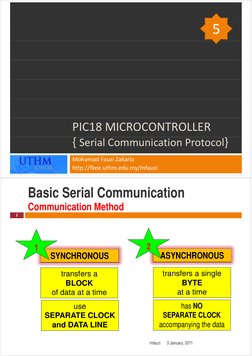 PIC18 Microcontroller Serial Communication | PDF | Pic Microcontroller ...