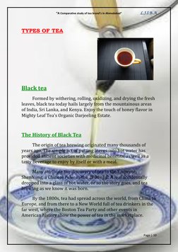 “A Comparative study of tea brand’s in Ahmedabad”                         L.J.I.B.A 
Page | 10