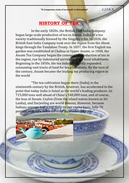 “A Comparative study of tea brand’s in Ahmedabad”                         L.J.I.B.A 
Page | 9