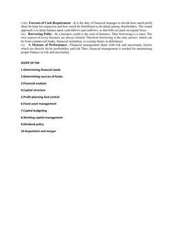 Nature and Scope of Financial Management | PDF | Dividend | Business ...