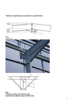 Portal Frame Connection Details | PDF