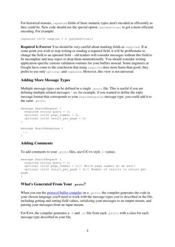 Protocol Buffers Language Guide | PDF | Integer (Computer Science ...