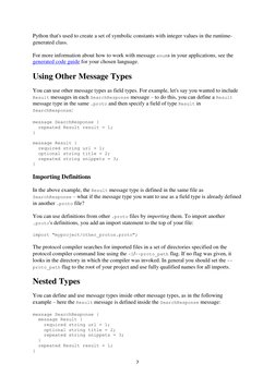 Protocol Buffers Language Guide | PDF | Integer (Computer Science ...