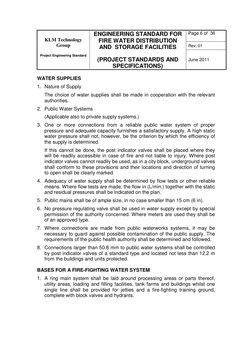 Fire Water Distribution Standards | PDF | Firefighting | Water Supply ...