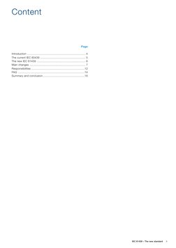 IEC 61439 – The new standard     3
Content
	
Page
	
Introduction ............................................................