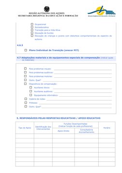 REGIÃO AUTÓNOMA DOS AÇORES
       SECRETARIA REGIONAL DA EDUCAÇÃO E FORMAÇÃO
Ocupacional
Socioeducativa