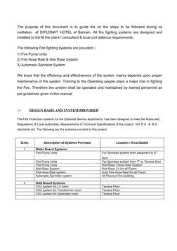 The purpose of this document is to guide the on the  steps to be followed during os 
instllation  of DIPLOMAT HOTEL of Bahrai