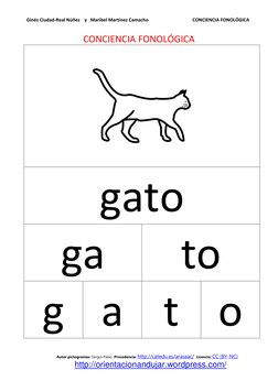 Conciencia Fonologica Palabras Silabas Letras Animales Fichas 1 35 ...