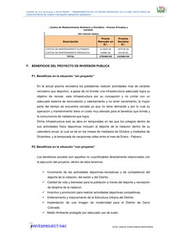 Estudio de Pre inversión a Nivel PERFIL : “MEJORAMIENTO DE LA PISCINA MUNICIPAL EN LA URB. SANTA ROSA DE 
LIMA-DISTRITO DE CE
