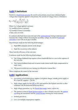 [edit] (http://en.wikipedia.org/w/index.php?title=Flyback_converter&action=edit&section=4) (http://en.wikipedia.org/w/index.p