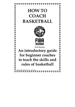 FIBA Guide for Beginner Basketball Coaches | PDF | Basketball Positions ...