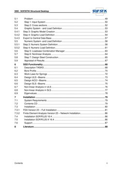SSD · SOFiSTiK Structural Desktop
Contents
ii
5.1
Problem ........................................................