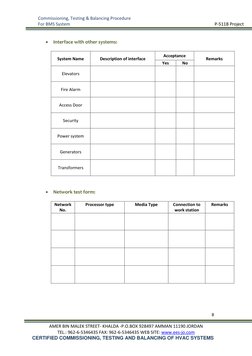 BMS Commissioning and Testing Procedure | PDF | Local Area Network ...