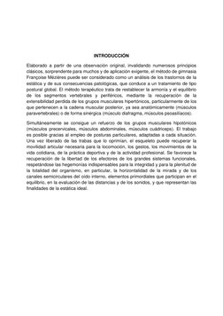 INTRODUCCIÓN 
Elaborado a partir de una observación original, invalidando numerosos principios 
clásicos, sorprendente para m
