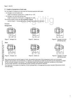 Din 78 Thread Ends and Lengths | PDF