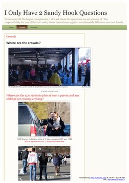Pdfonfly Questions on Sandy Hook Evacuations | PDF | Sandy Hook Elementary ...