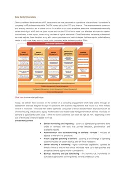 Data Center Operations 
Once considered the showcase of IT, datacenters are now perceived as operational boat anchors – consi