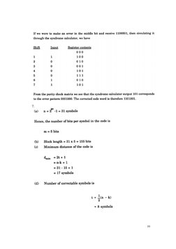 Linear Block Codes and Error Detection | PDF | Error Detection And ...