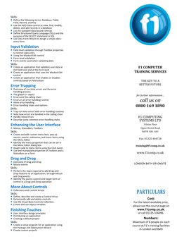 Mastering Visual Basic 6.0 Training | PDF | Control Flow | Subroutine