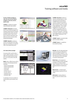 microFMS 
Training software and media 
© Festo Didactic GmbH & Co. KG, Solution Center, System description version 5.01 
 
9