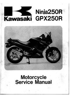 Kawasaki Ninja 250 Manual | PDF | Vehicles | Vehicle Parts